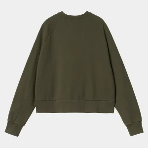 Fashion Carhartt WIP W' Colburn Sweat Office Green