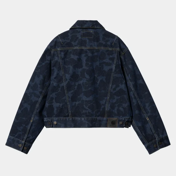 Outlet Carhartt WIP W' Duck Orell Jacket Camo Duck, Blue