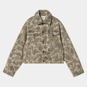 Discount Carhartt WIP W' Duck Orell Jacket Camo Duck, Black