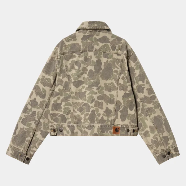 Discount Carhartt WIP W' Duck Orell Jacket Camo Duck, Black