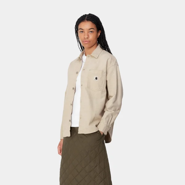 Cheap Carhartt WIP W' Ethel Shirt Jac Natural