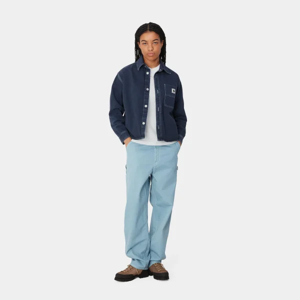 Best Sale Carhartt WIP W' Georgia Shirt Jac Air Force Blue