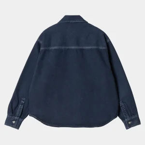 Best Sale Carhartt WIP W' Georgia Shirt Jac Air Force Blue