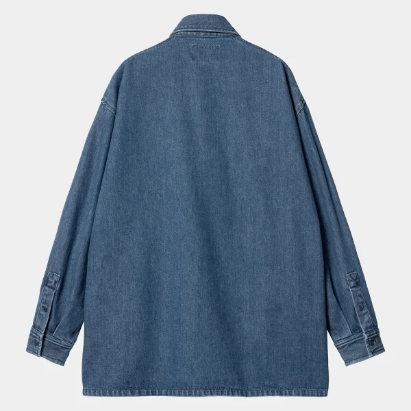 Sale Carhartt WIP W' Glennon Shirt Jac Blue