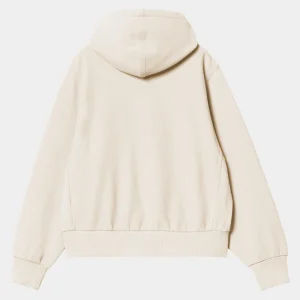 Discount Carhartt WIP W' Hooded American Script Sweatshirt Moonbeam