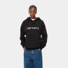 Hot Carhartt WIP W' Hooded Carhartt Sweatshirt Black / White