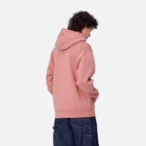 Best Carhartt WIP W' Hooded Carhartt Sweatshirt Dusty Rose / Moonbeam