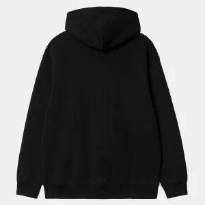 Outlet Carhartt WIP W' Hooded Carhartt Sweatshirt Black / White