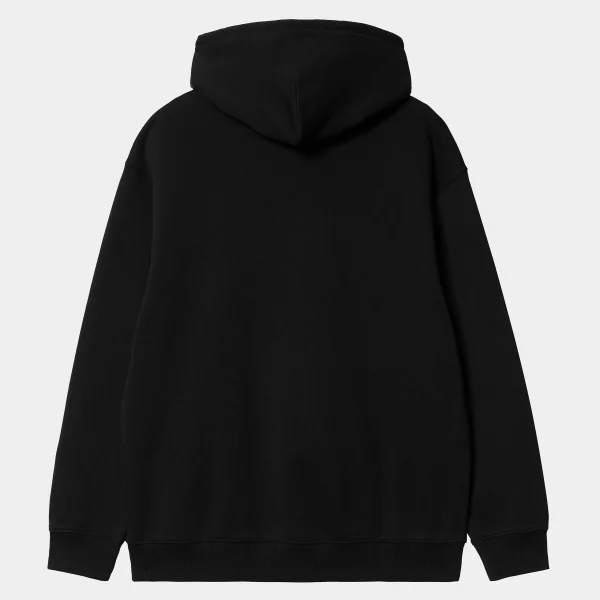 Outlet Carhartt WIP W' Hooded Carhartt Sweatshirt Black / White