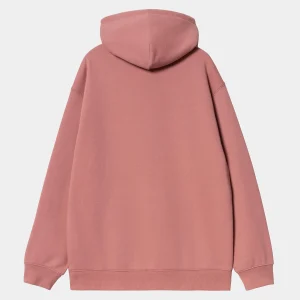 Best Carhartt WIP W' Hooded Carhartt Sweatshirt Dusty Rose / Moonbeam