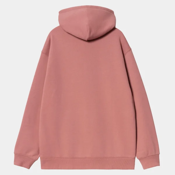 Best Carhartt WIP W' Hooded Carhartt Sweatshirt Dusty Rose / Moonbeam