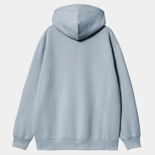 Flash Sale Carhartt WIP W' Hooded Carhartt Sweatshirt Misty Sky / White