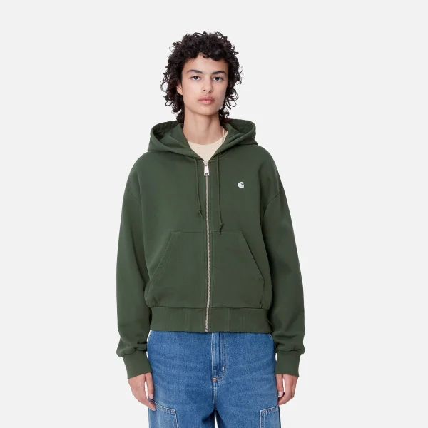 Best Carhartt WIP W' Hooded Casey Jacket Sycamore Tree / Silver