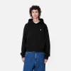 Cheap Carhartt WIP W' Hooded Casey Sweatshirt Black / Silver