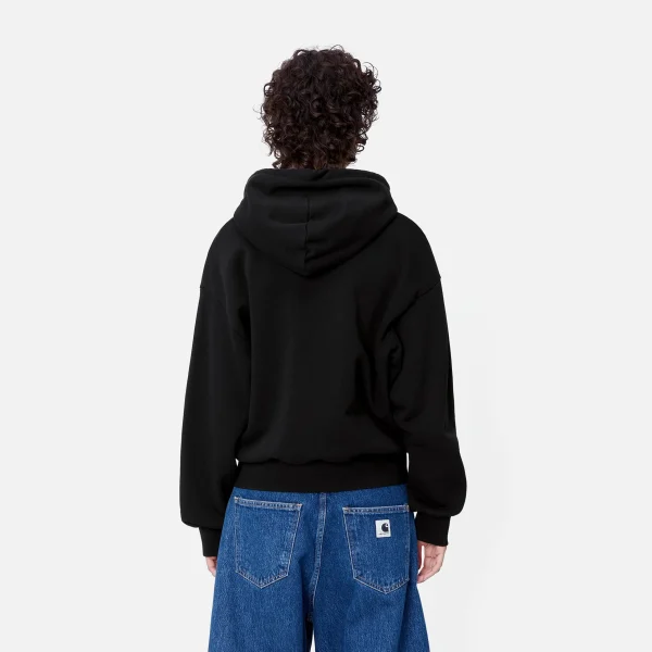 Cheap Carhartt WIP W' Hooded Casey Sweatshirt Black / Silver