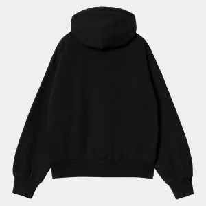 Cheap Carhartt WIP W' Hooded Casey Sweatshirt Black / Silver