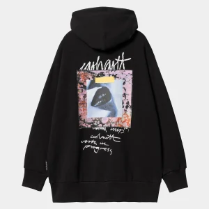 Online Carhartt WIP W' Hooded Lips Sweat Black