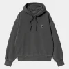 Outlet Carhartt WIP W' Hooded Nelson Sweatshirt Graphite