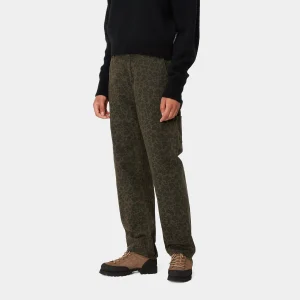 Fashion Carhartt WIP W' Leo Pierce Pant Straight Camo Leo, Tamarind / Office Green