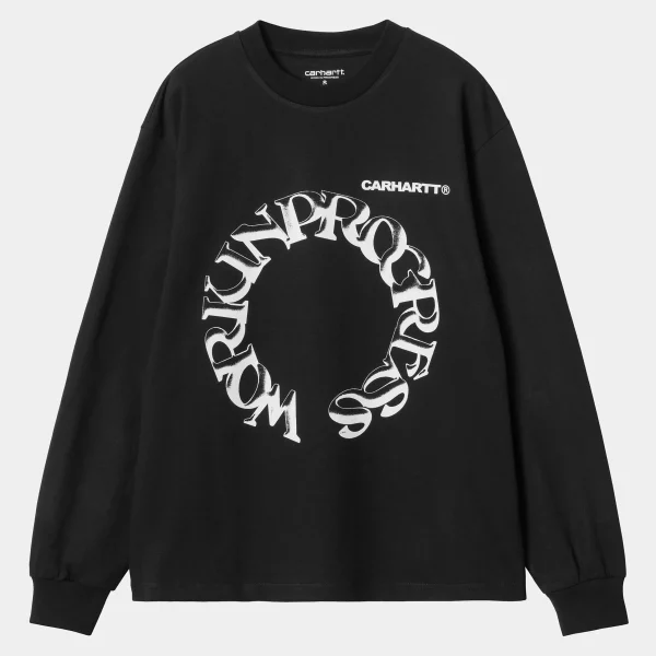 Outlet Carhartt WIP W' L/S Body Of Work T-Shirt Black / White