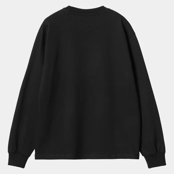 Outlet Carhartt WIP W' L/S Body Of Work T-Shirt Black / White