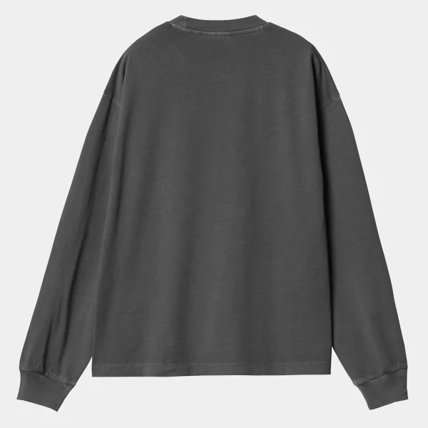 Clearance Carhartt WIP W' L/S Nelson T-Shirt Graphite