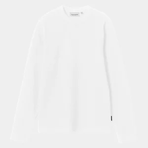 Fashion Carhartt WIP W' L/S Serena T-Shirt White