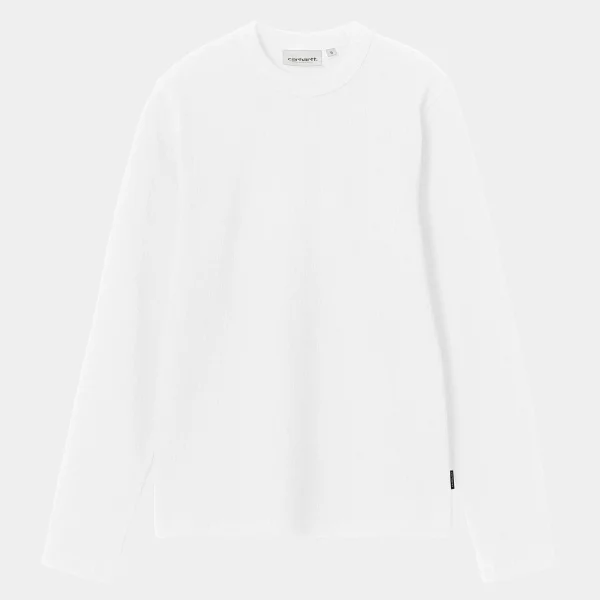 Fashion Carhartt WIP W' L/S Serena T-Shirt White