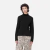 Flash Sale Carhartt WIP W' L/S Signature Mockneck T-S Black