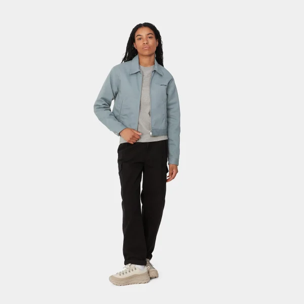 Flash Sale Carhartt WIP W' Module Script Jacket Dove Grey / Black