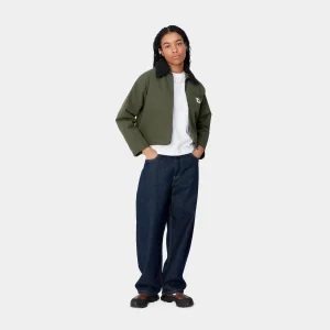 Shop Carhartt WIP W' Newkirk Jacket Office Green / Camo Leo, Tamarind