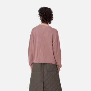 Clearance Carhartt WIP W' Norlina Sweater Dusty Fuchsia