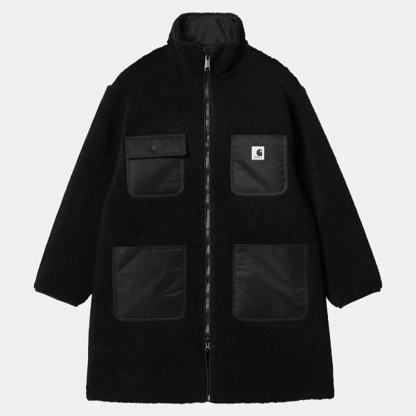 Shop Carhartt WIP W' Orla Coat Black