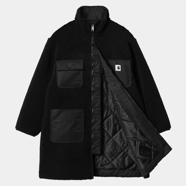 Shop Carhartt WIP W' Orla Coat Black