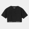 Outlet Carhartt WIP W' Script Crop Top Black