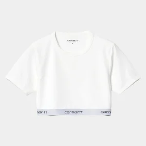 Cheap Carhartt WIP W' Script Crop Top White