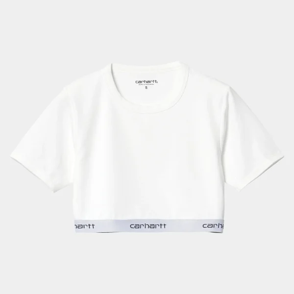 Cheap Carhartt WIP W' Script Crop Top White