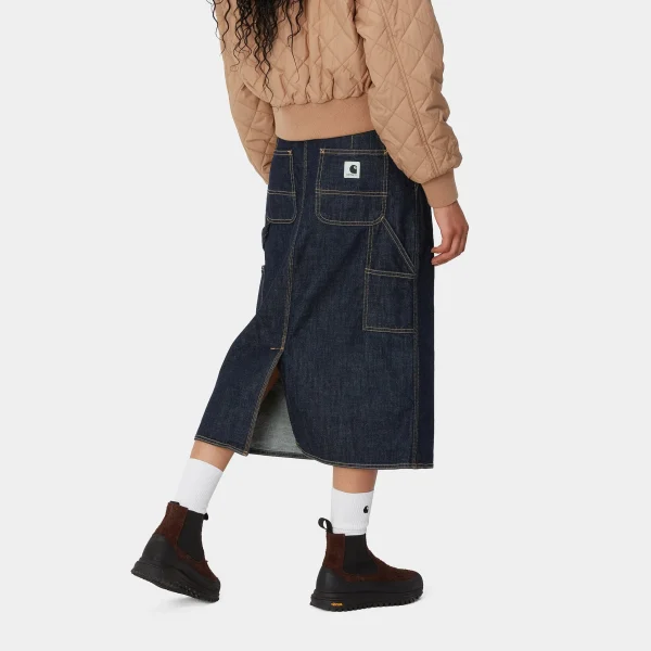 Sale Carhartt WIP W' Single Knee Skirt Blue