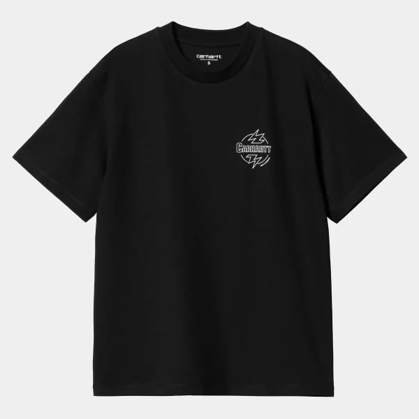 Best Carhartt WIP W' S/S Ablaze T-Shirt Black / White