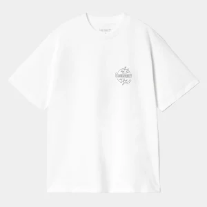 Cheap Carhartt WIP W' S/S Ablaze T-Shirt White / Black