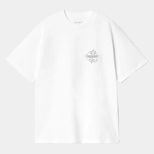 Cheap Carhartt WIP W' S/S Ablaze T-Shirt White / Black