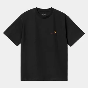 Cheap Carhartt WIP W' S/S American Script T-Shirt Black