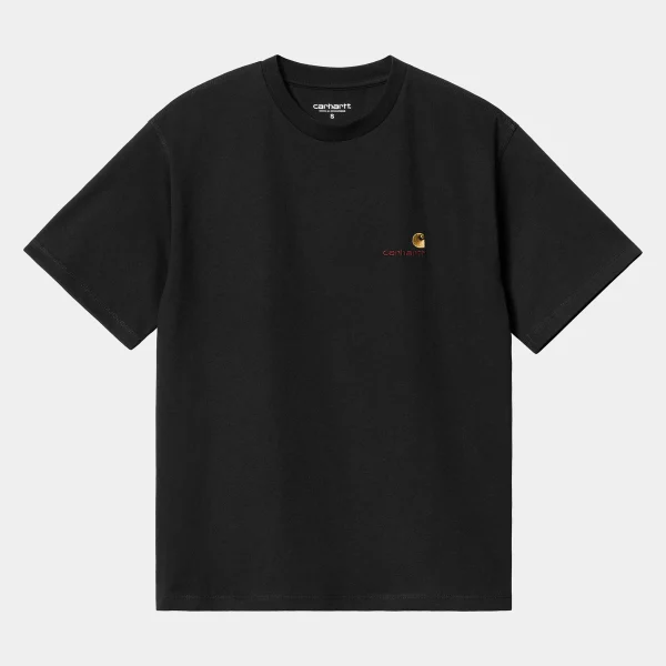 Cheap Carhartt WIP W' S/S American Script T-Shirt Black