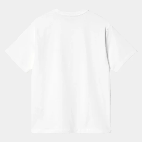 Shop Carhartt WIP W' S/S American Script T-Shirt White