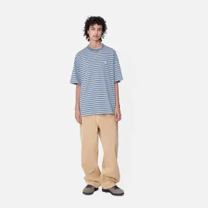 Hot Carhartt WIP W' S/S Bryna T-Shirt Bryna Stripe, Charm Blue / White