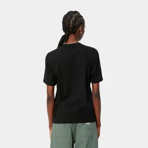 Fashion Carhartt WIP W' S/S Casey T-Shirt Black / Silver