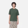 Discount Carhartt WIP W' S/S Chase T-Shirt Sycamore Tree / Gold