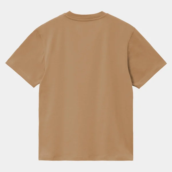 Sale Carhartt WIP W' S/S Chase T-Shirt Peanut / Gold