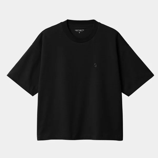 New Carhartt WIP W' S/S Chester T-Shirt Black