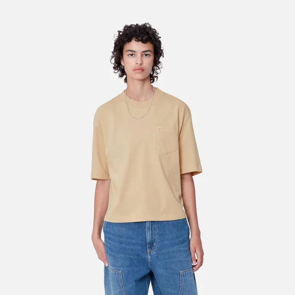 Fashion Carhartt WIP W' S/S Colber T-Shirt Cornsilk